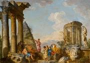 Architectural Capriccio with an Apostle Preaching Giovanni Paolo Panini